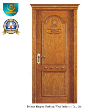 Puerta de madera maciza de estilo clásico para exterior (ds-8027)